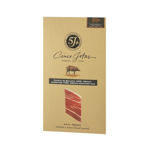 5 Jotas Pata Negra Vorderschinken handgeschnitten 80g